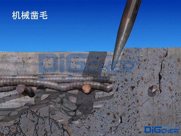 機械鑿毛