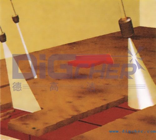 圓形噴嘴及旋轉噴頭工作效率對比